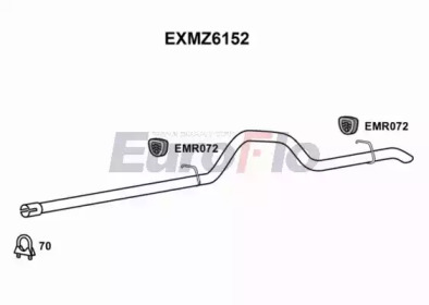 Насадка выпускной трубы EuroFlo EXMZ6152