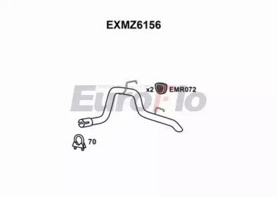 Насадка выпускной трубы EuroFlo EXMZ6156