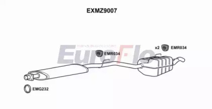 Амортизатор EuroFlo EXMZ9007