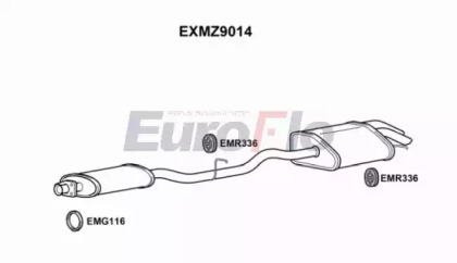 Амортизатор EuroFlo EXMZ9014