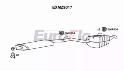 Амортизатор EuroFlo EXMZ9017