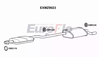 Амортизатор EuroFlo EXMZ9023