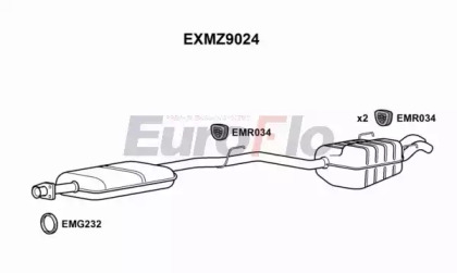 Амортизатор EuroFlo EXMZ9024