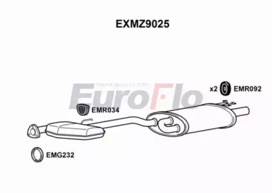 Амортизатор EuroFlo EXMZ9025