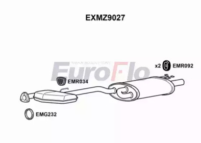 Амортизатор EuroFlo EXMZ9027