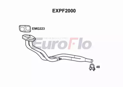 Труба выхлопного газа EuroFlo EXPF2000