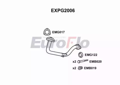 Труба выхлопного газа EuroFlo EXPG2006