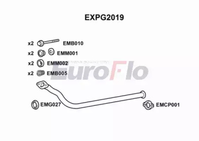 Труба выхлопного газа EuroFlo EXPG2019