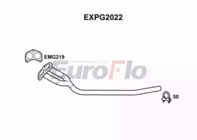 Труба выхлопного газа EuroFlo EXPG2022