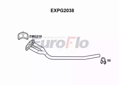 Труба выхлопного газа EuroFlo EXPG2038