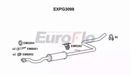 Амортизатор EuroFlo EXPG3098