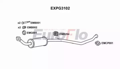 Амортизатор EuroFlo EXPG3102