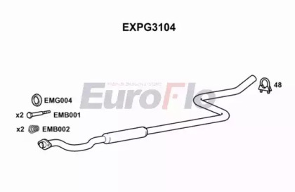 Амортизатор EuroFlo EXPG3104