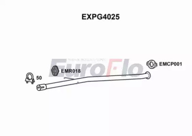 Труба выхлопного газа EuroFlo EXPG4025