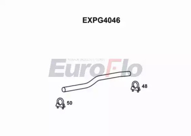 Труба выхлопного газа EuroFlo EXPG4046