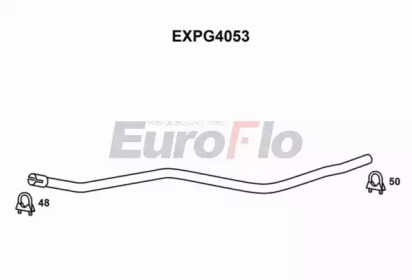 Труба выхлопного газа EuroFlo EXPG4053