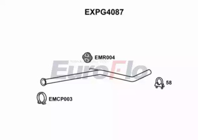 Труба выхлопного газа EuroFlo EXPG4087