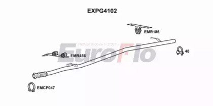 Труба выхлопного газа EuroFlo EXPG4102