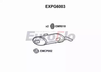 Амортизатор EuroFlo EXPG6003