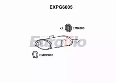 Амортизатор EuroFlo EXPG6005