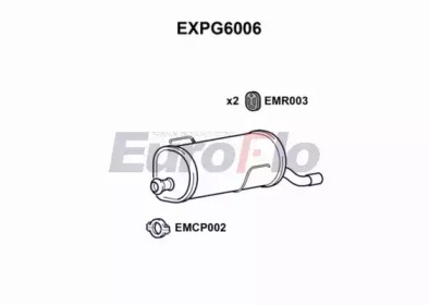 Амортизатор EuroFlo EXPG6006