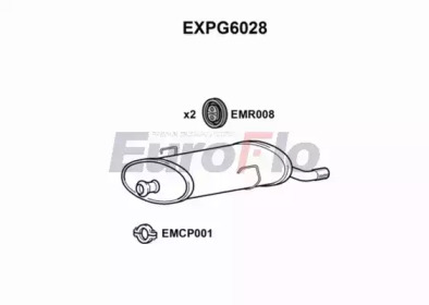 Амортизатор EuroFlo EXPG6028