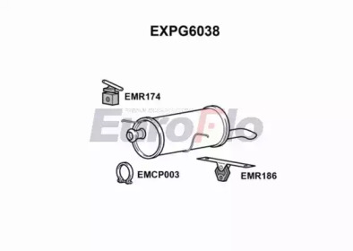 Амортизатор EuroFlo EXPG6038