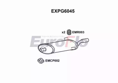 Амортизатор EuroFlo EXPG6045