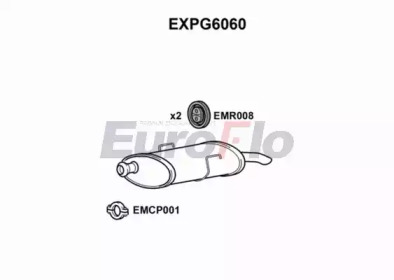 Амортизатор EuroFlo EXPG6060