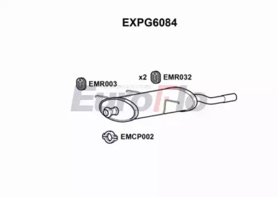 Амортизатор EuroFlo EXPG6084