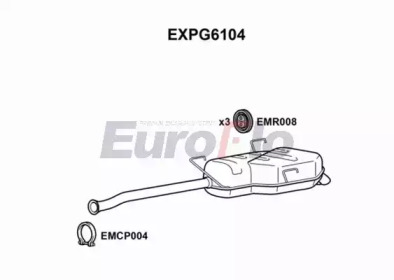 Амортизатор EuroFlo EXPG6104