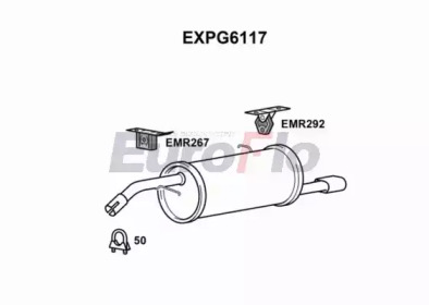 Амортизатор EuroFlo EXPG6117