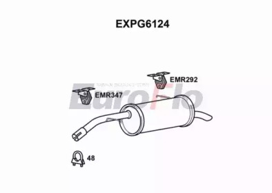 Амортизатор EuroFlo EXPG6124