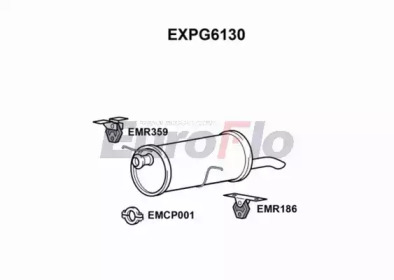 Амортизатор EuroFlo EXPG6130