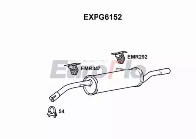 Амортизатор EuroFlo EXPG6152