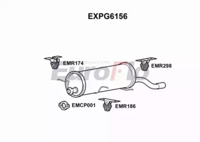 Амортизатор EuroFlo EXPG6156