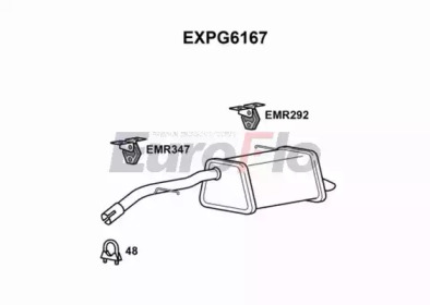 Амортизатор EuroFlo EXPG6167