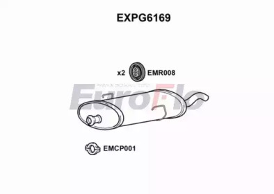 Амортизатор EuroFlo EXPG6169