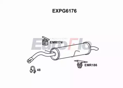 Амортизатор EuroFlo EXPG6176