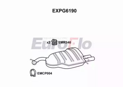 Амортизатор EuroFlo EXPG6190