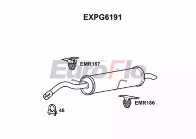 Амортизатор EuroFlo EXPG6191