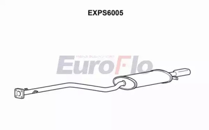 Глушитель выхлопных газов конечный EuroFlo EXPS6005