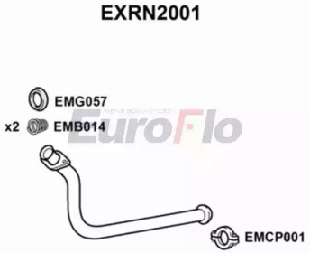 Труба выхлопного газа EuroFlo EXRN2001