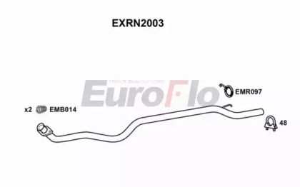 Труба выхлопного газа EuroFlo EXRN2003