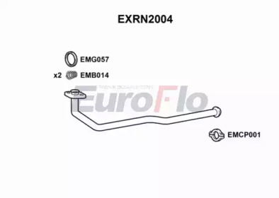 Труба выхлопного газа EuroFlo EXRN2004