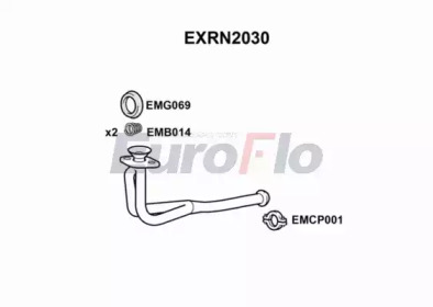 Труба выхлопного газа EuroFlo EXRN2030