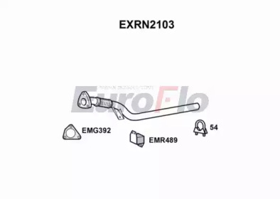 Труба выхлопного газа EuroFlo EXRN2103