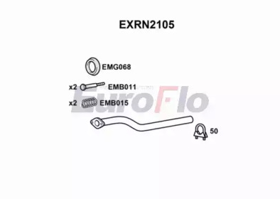 Труба выхлопного газа EuroFlo EXRN2105