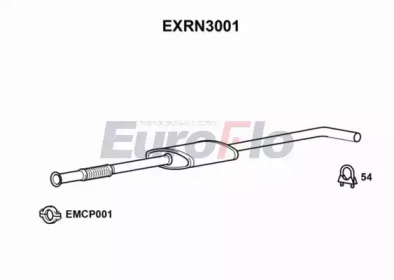 Средний глушитель выхлопных газов EuroFlo EXRN3001