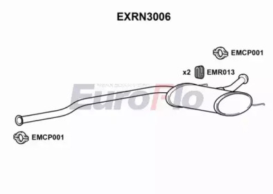 Средний глушитель выхлопных газов EuroFlo EXRN3006